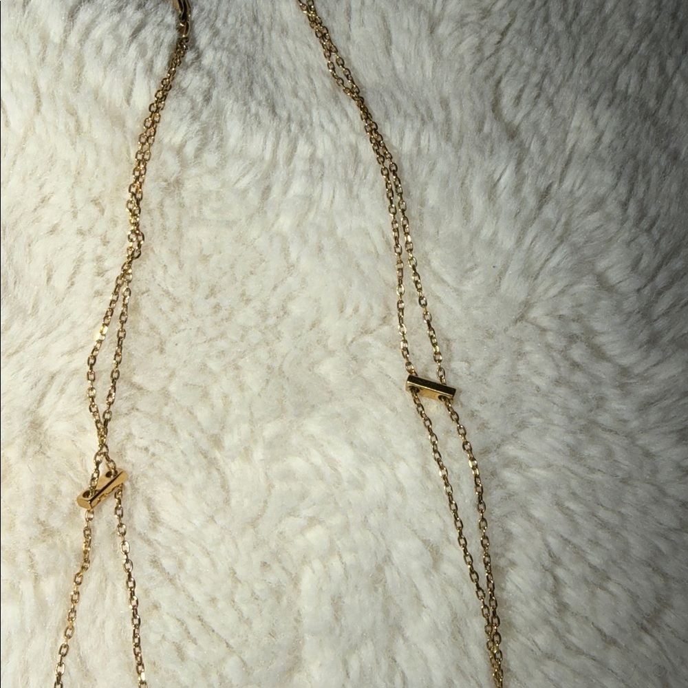 Michael Kors Dual Chain Pendant Necklace - Picture 7 of 9